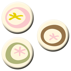 cream floret magnets