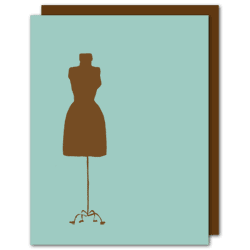 dressmaker card