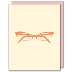 glasses card