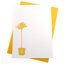 myrtle topiary stationery