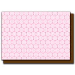 pink polka dots card