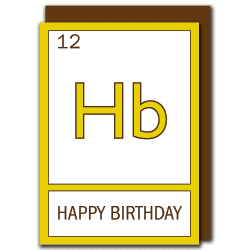 periodic table happy birthday (Hb)