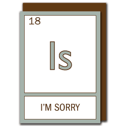 periodic table I'm sorry (Is)