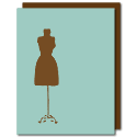 dressmaker card