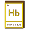 periodic table happy birthday (Hb)