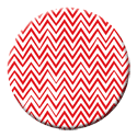 red zigzags pocket mirror