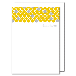 mustard scallops stationery