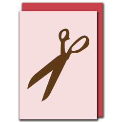 scissors card