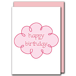 scribble birthday card