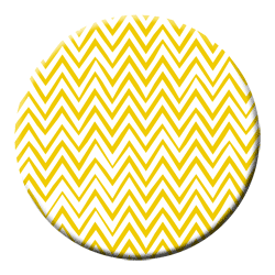 mustard zigzags pocket mirror