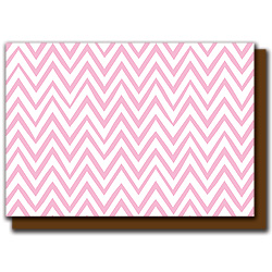 pink zigzags card